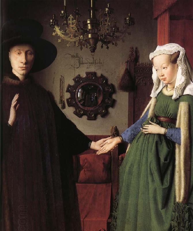 Jan Van Eyck Details of Portrait of Giovanni Arnolfini and His Wife China oil painting art